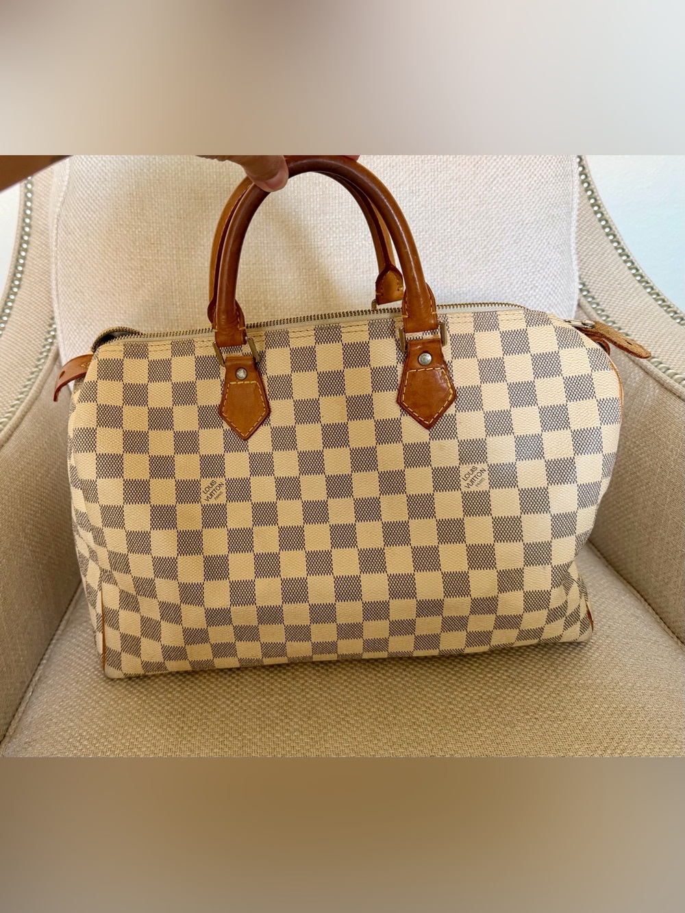 Louis Vuitton Damier Azur Satchel - Speedy 30